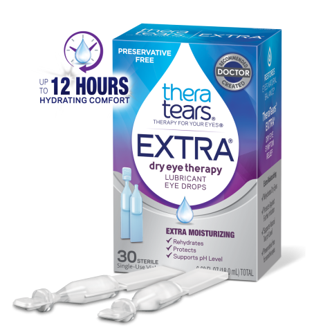  TheraTears Dry Eye Therapy Eye Drops for Dry Eyes, 1.0 Fl Oz :  Health & Household